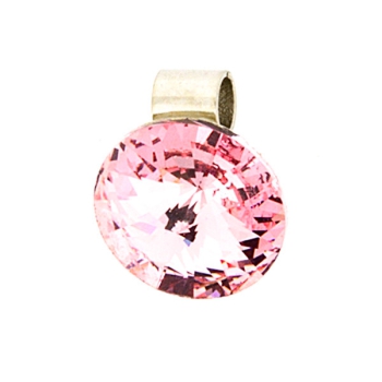 Anhänger Stein 14mm light rose