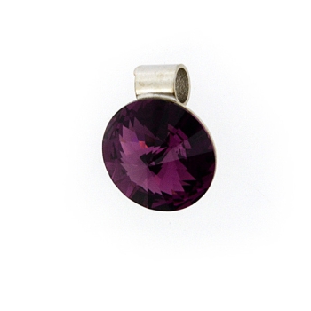 Anhänger Stein 14mm amethyst