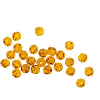 Swarovski Glasschliffperlen 4mm topas