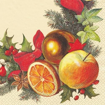 Weihnachtskranz creme