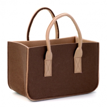 Filztasche braun 38x20x24cm