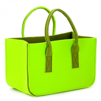 Filztasche hellgrün 38x20x24cm