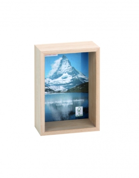 Holz-Bilderrrahmen 16,4x11,2x6,2cm