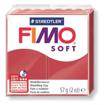 Fimo Soft 57g kirschrot