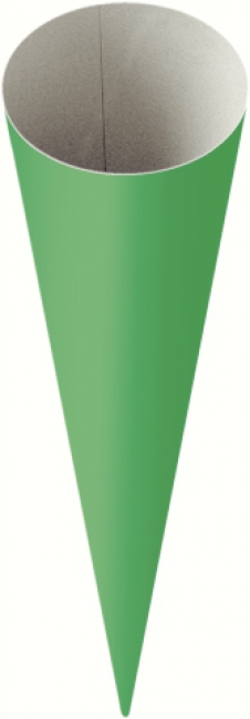 Schultüten-Rohling 70cm Ø19cm grün