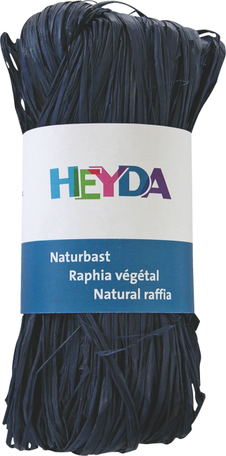 Naturbast 50g marineblau