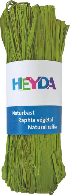 Naturbast 50g lindgrün