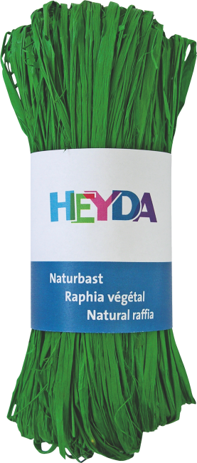 Naturbast 50g apfelgrün