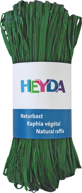 Naturbast 50g blattgrün