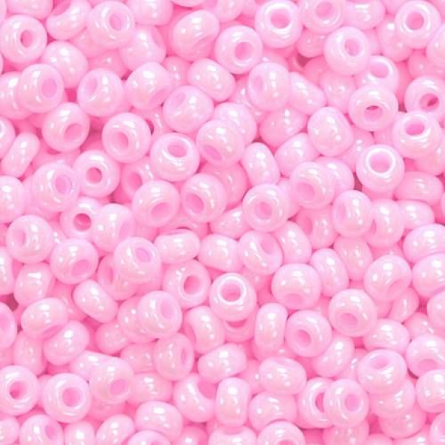 Rocailles zartrosa opak 2,5mm