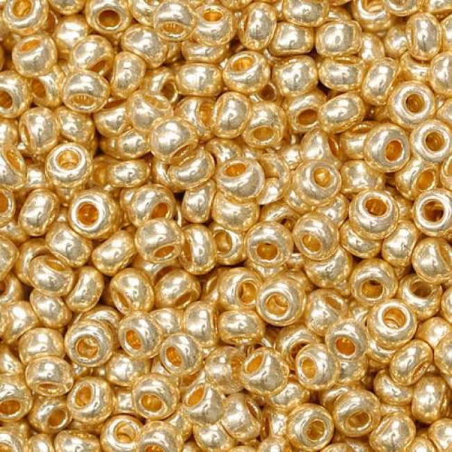 Rocailles bleichgold Ø2,5mm