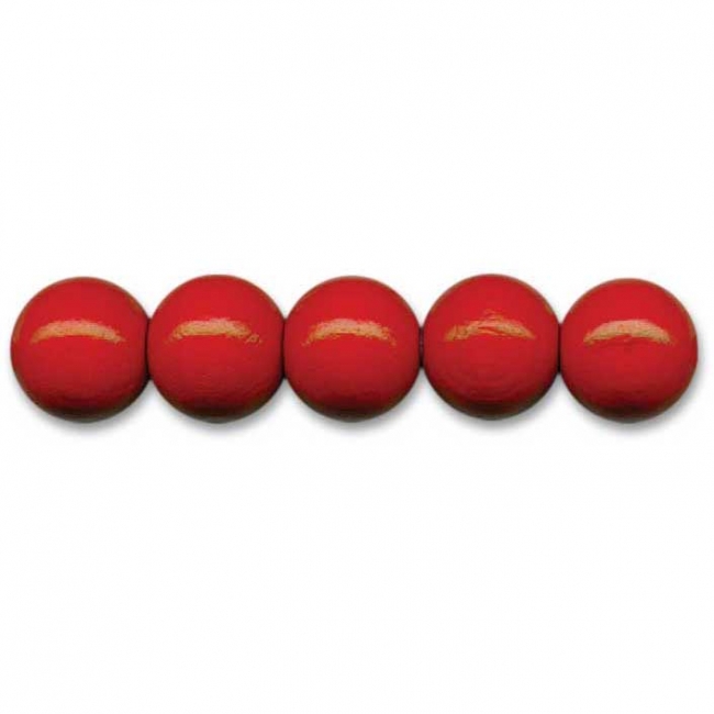 Deutsche Holzperlen Ø8mm rot