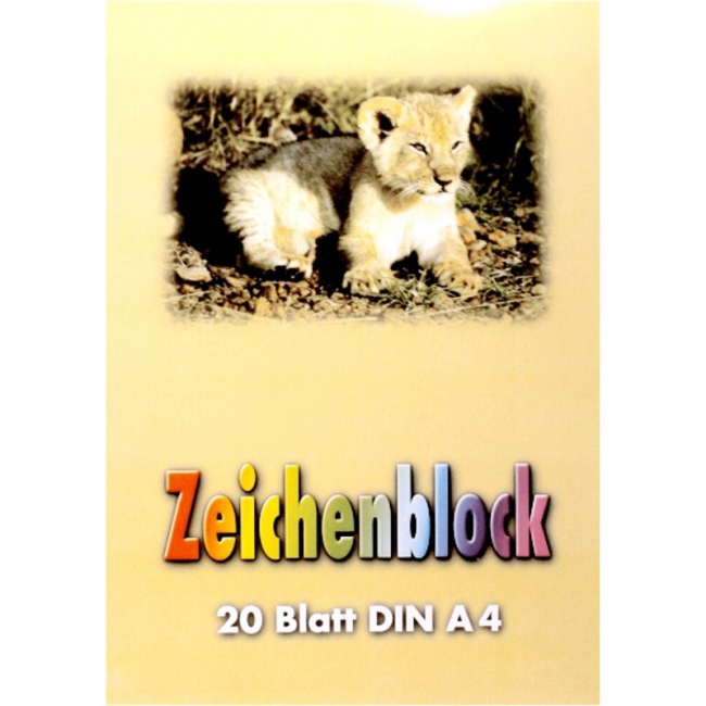 Zeichenblock A4 100g 20Blatt