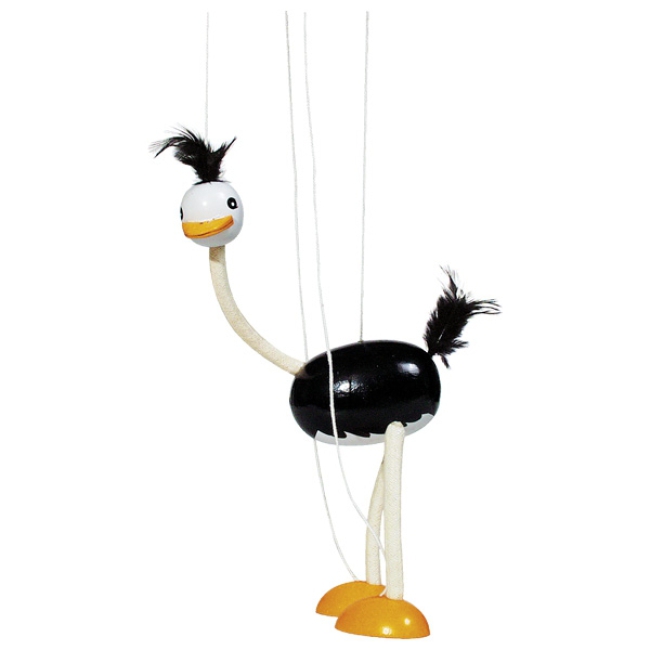 Strauß Marionette 33cm