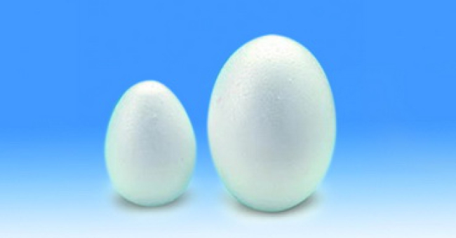 Styropor-Eier 2,5 cm 20St