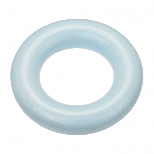 Schnulli-Holzring 36/8 mm hellblau