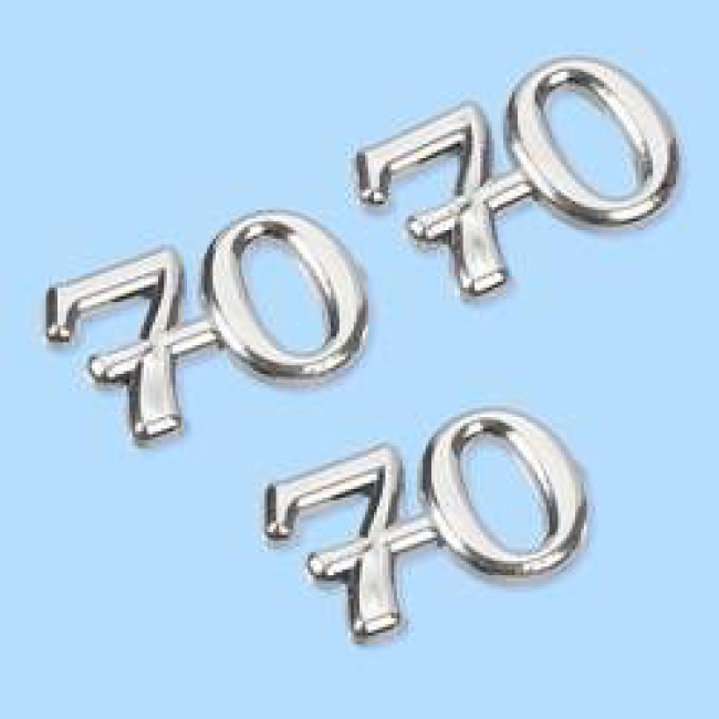 Streuteile Zahl "70"