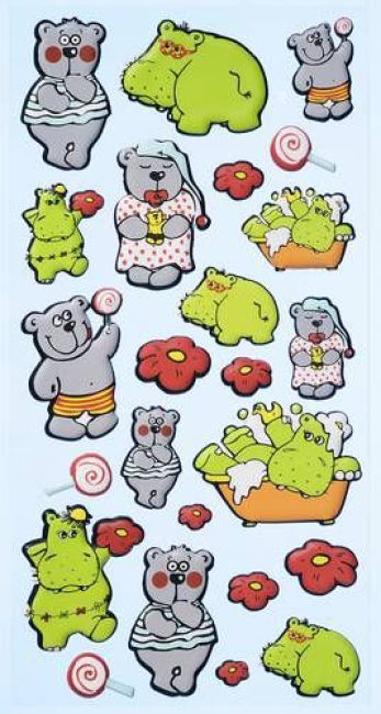 SOFTY-Stickers Nili + Teddy