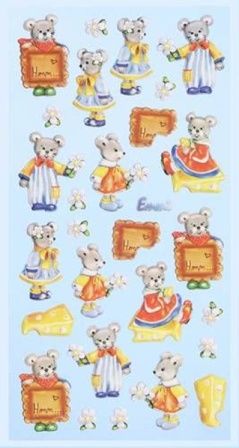 SOFTY-Stickers Lustige m²uschen