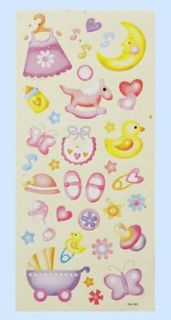 CREApop© Sticker Baby Girl II