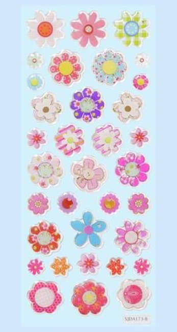 GLOSSY-Stickers Blumen II
