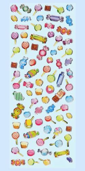 GLOSSY-Stickers Bonbons