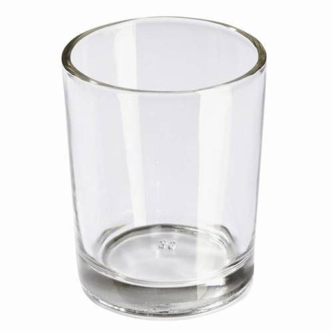 Teelichtglas 5,6x6,7cm klar