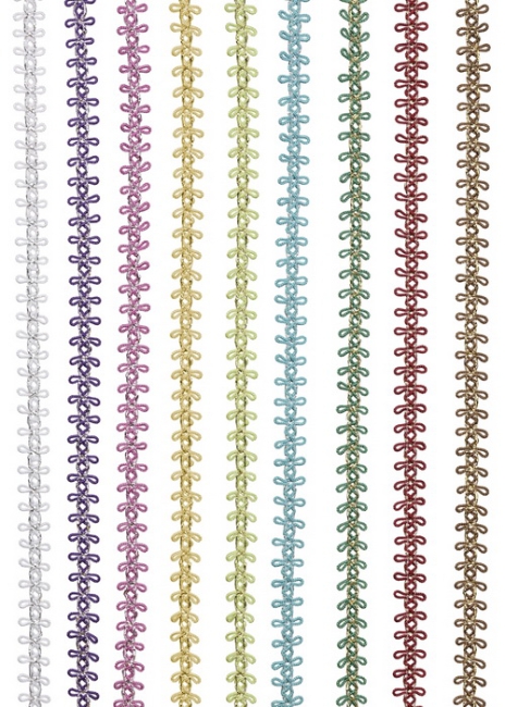 Design-Borte II 10 m gold/grün