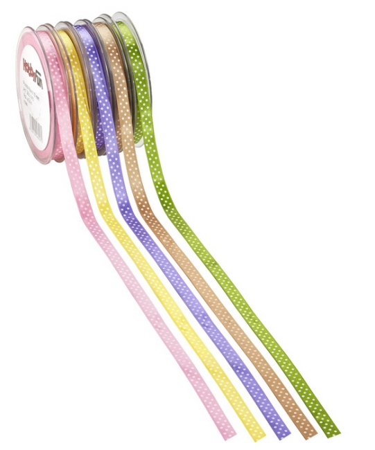 Punkte-Band 10mm 20m flieder