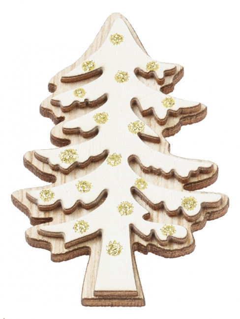 Holz-Baum 6cm mit Klebepunkt