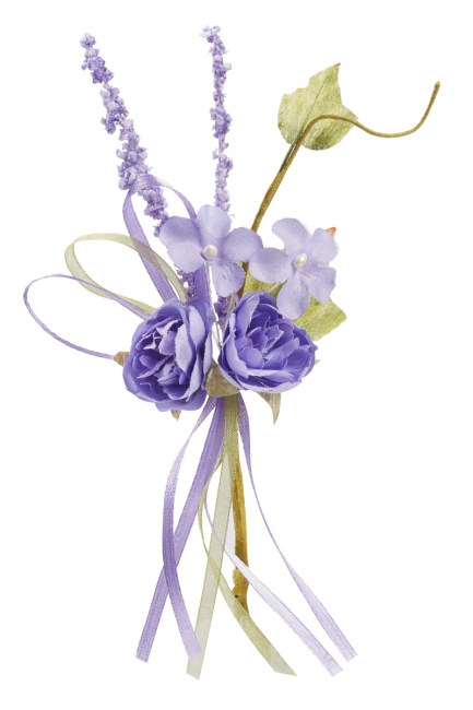 Blüten-Sträusschen 15cm lavendel