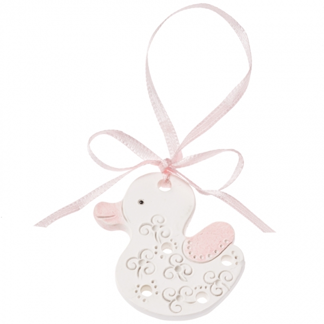 Baby-Girl Anhänger-Ente 4,5cm