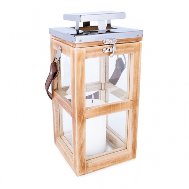 Laterne "Sylt" klein L14xB14xH30cm