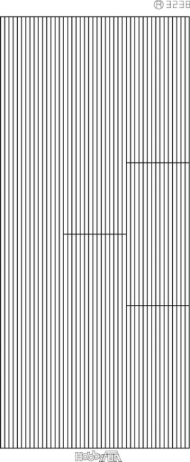 Konturensticker "Linien" silber