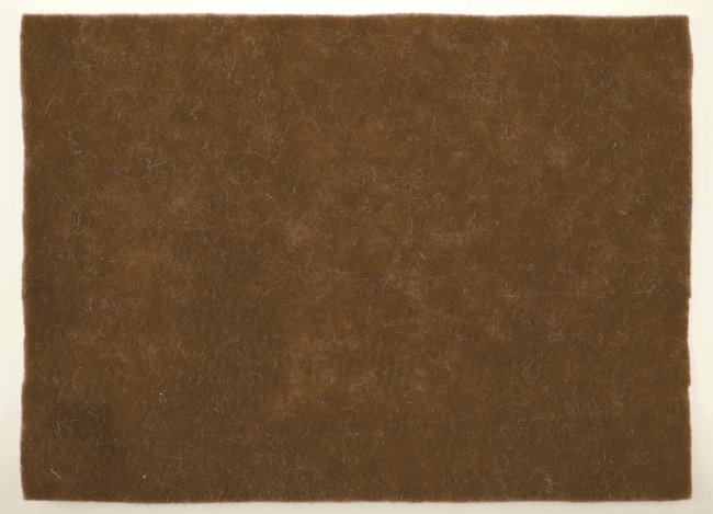 Wollfilz-Platte 30x40cm 4mm braun