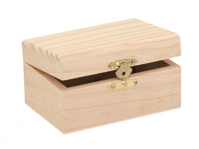 Holzbox rechteckig 11,5x5,0x6,0cm