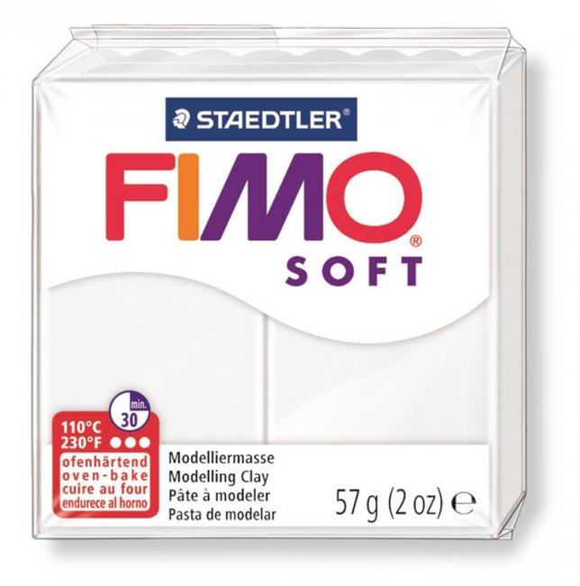 Fimo Soft 57g weiss