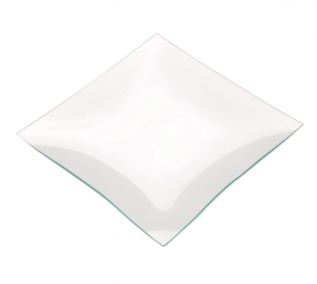 Glasteller viereckig 20x20cm