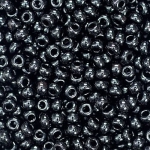 Rocailles schwarz opak 2,5mm