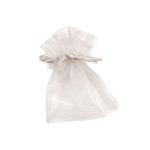 Organza - Säckchen weiß 10x8cm