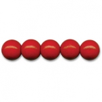 Deutsche Holzperlen Ø10mm rot