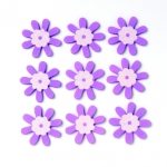 Streuteile Blumen 9St violett