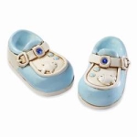 Babyschuhe 3cm blau